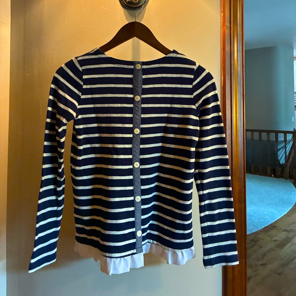 Buttons in the back.